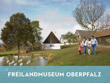 Familie im Freilandmuseum Oberpfalz